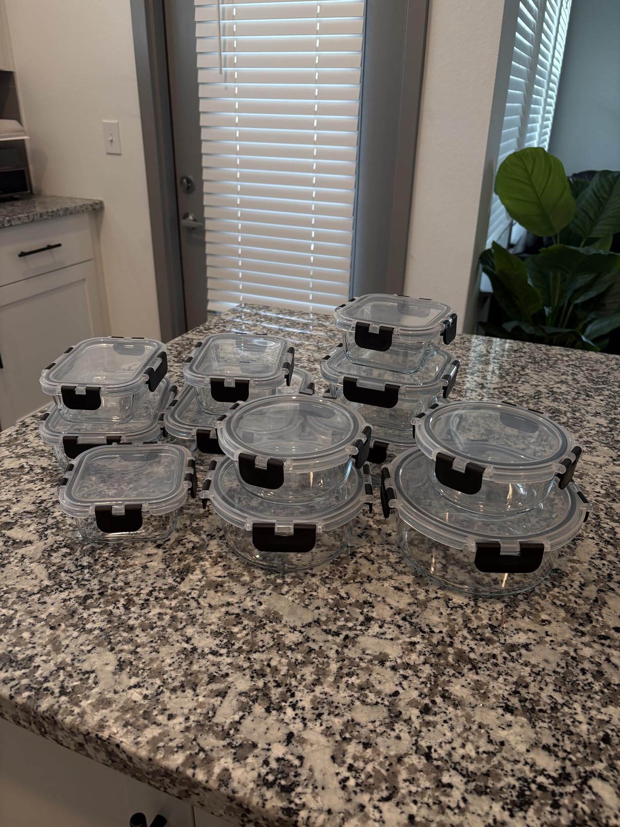 Magic Mill Premium Borosilicate Glass Food Storage Containers with Lids Set, 24pc with 12 Bowls & 12 Airtight Locking Lids for Meal Prep, Oven/Freezer/Dishwasher Safe customer photo 1