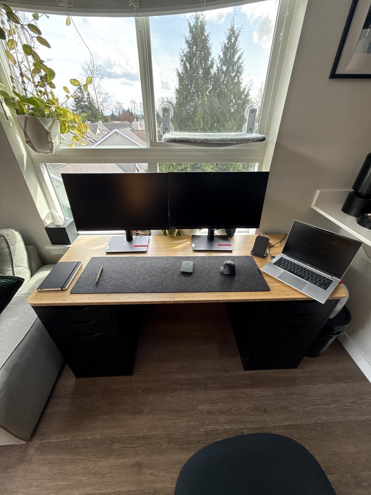 VIVO Bamboo 60 x 24 inch Universal Solid One-Piece Table Top for Home and Office Desk Frames, DESK-TOP60O customer photo 2