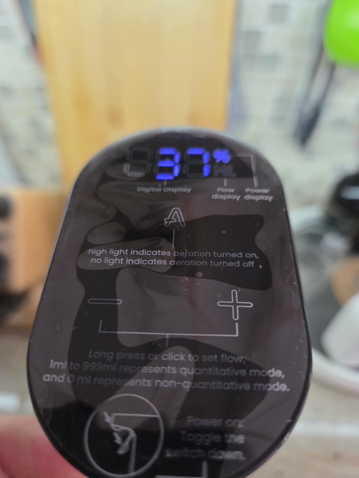 5-in-1 Electric Wine Decanter & Smart Liquor Dispenser - Automatic Aerator with 1-999ml Precision Dosing customer photo 1