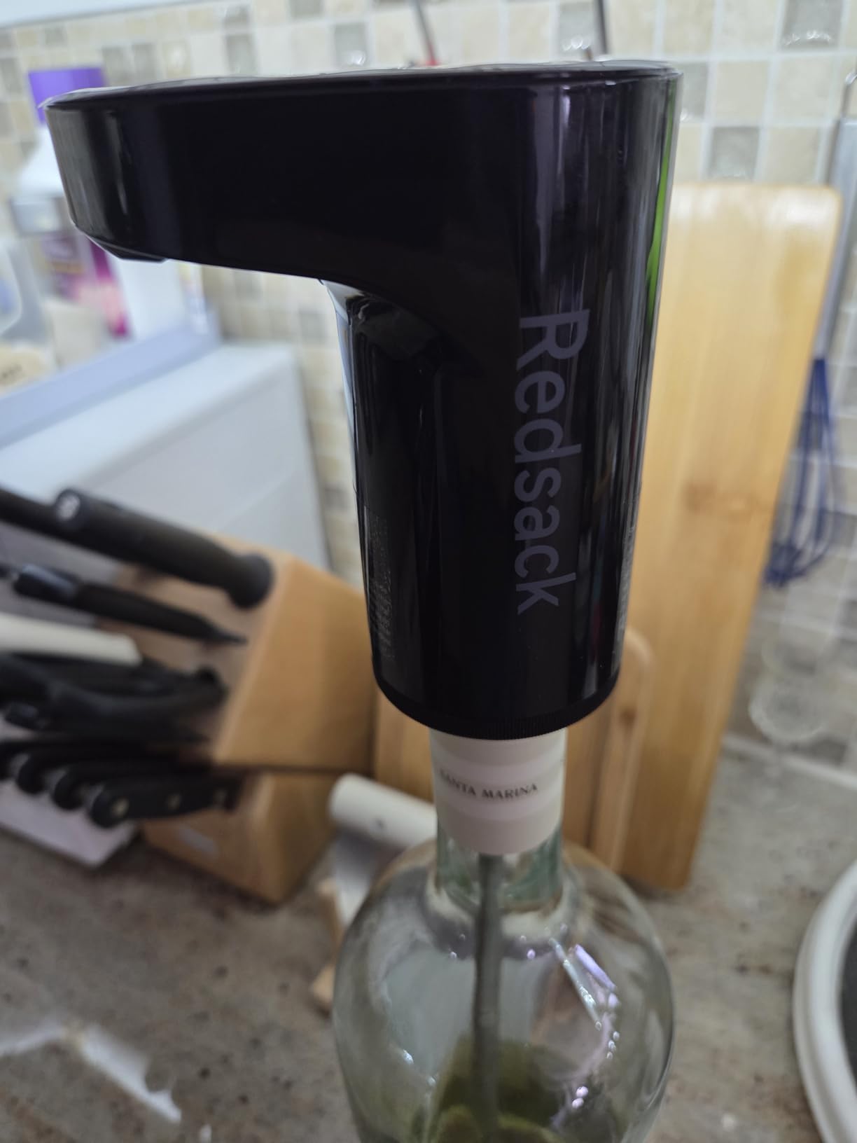 5-in-1 Electric Wine Decanter & Smart Liquor Dispenser - Automatic Aerator with 1-999ml Precision Dosing customer photo 2