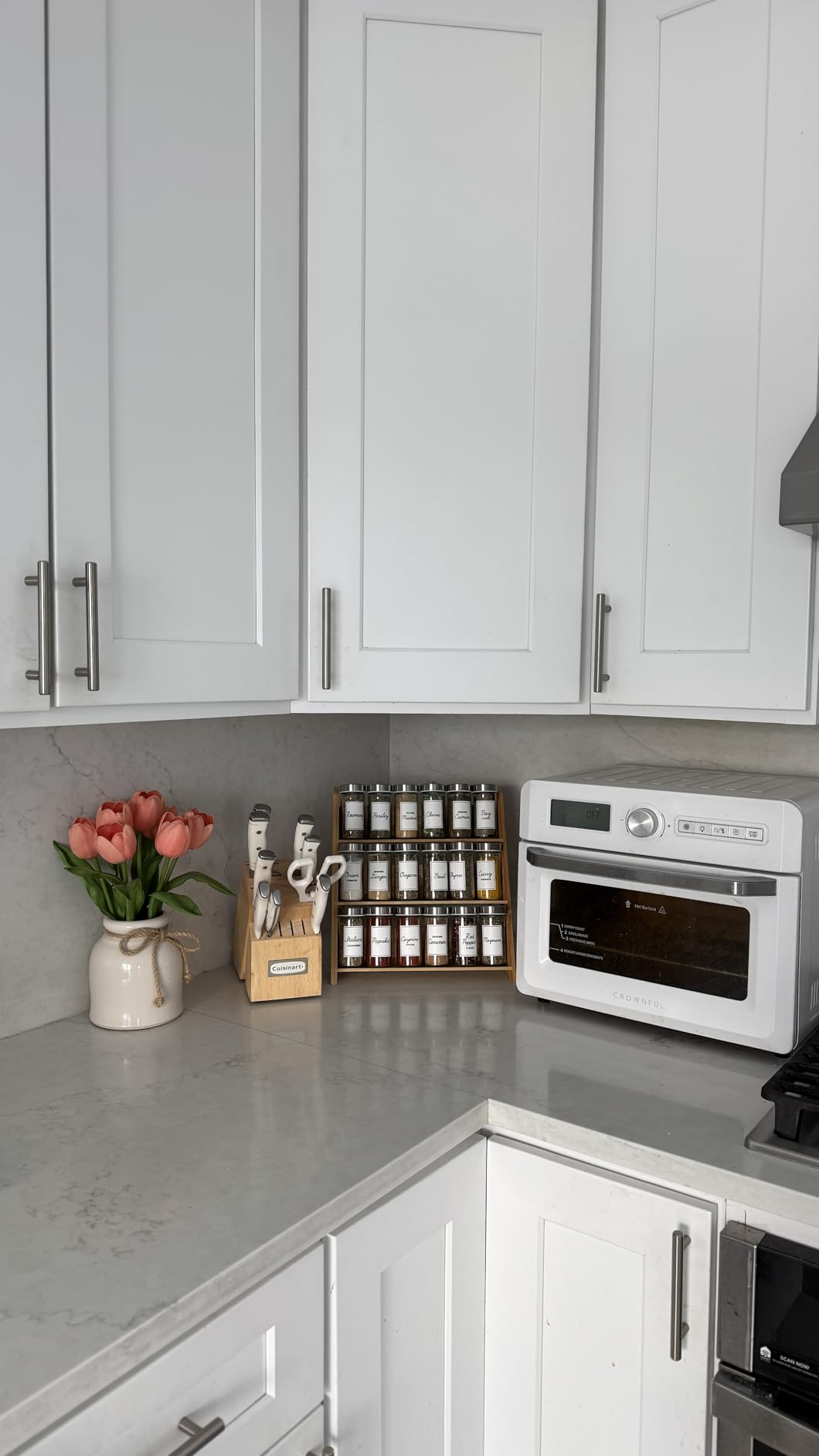 Orii 18 Jar Bamboo Compact Spice Rack with Spices Included & 5-Year Free Spice Refill Program for Countertop or Kitchen Drawer with Glass Jars customer photo 1