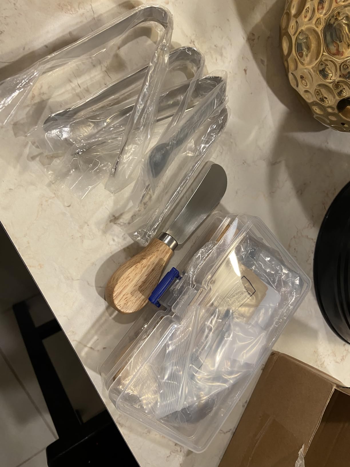 Charcuterie Boards - Large Bamboo Cheese Board Gift Set with Serving Tray, Knives & Bowls customer photo 2