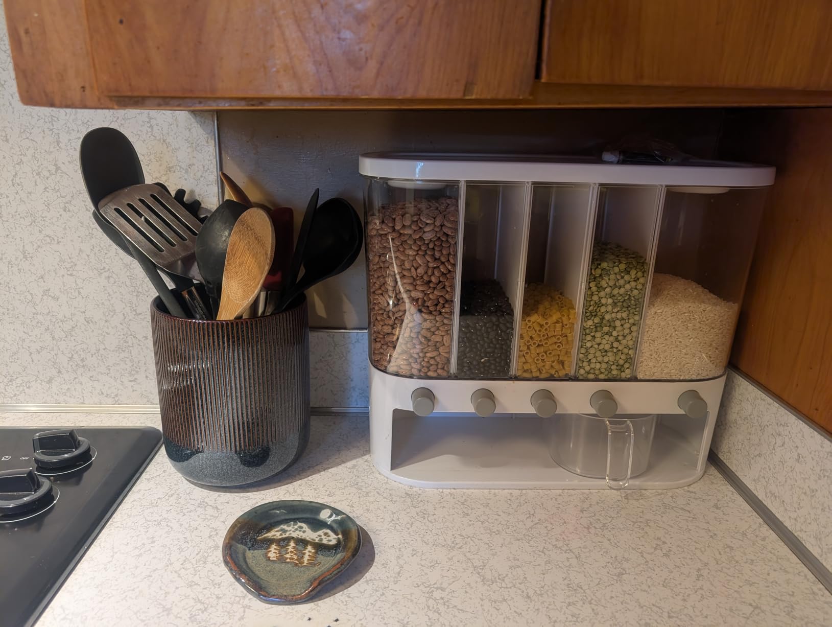 LE TAUCI Utensil Holder for Kitchen Counter, 7.3