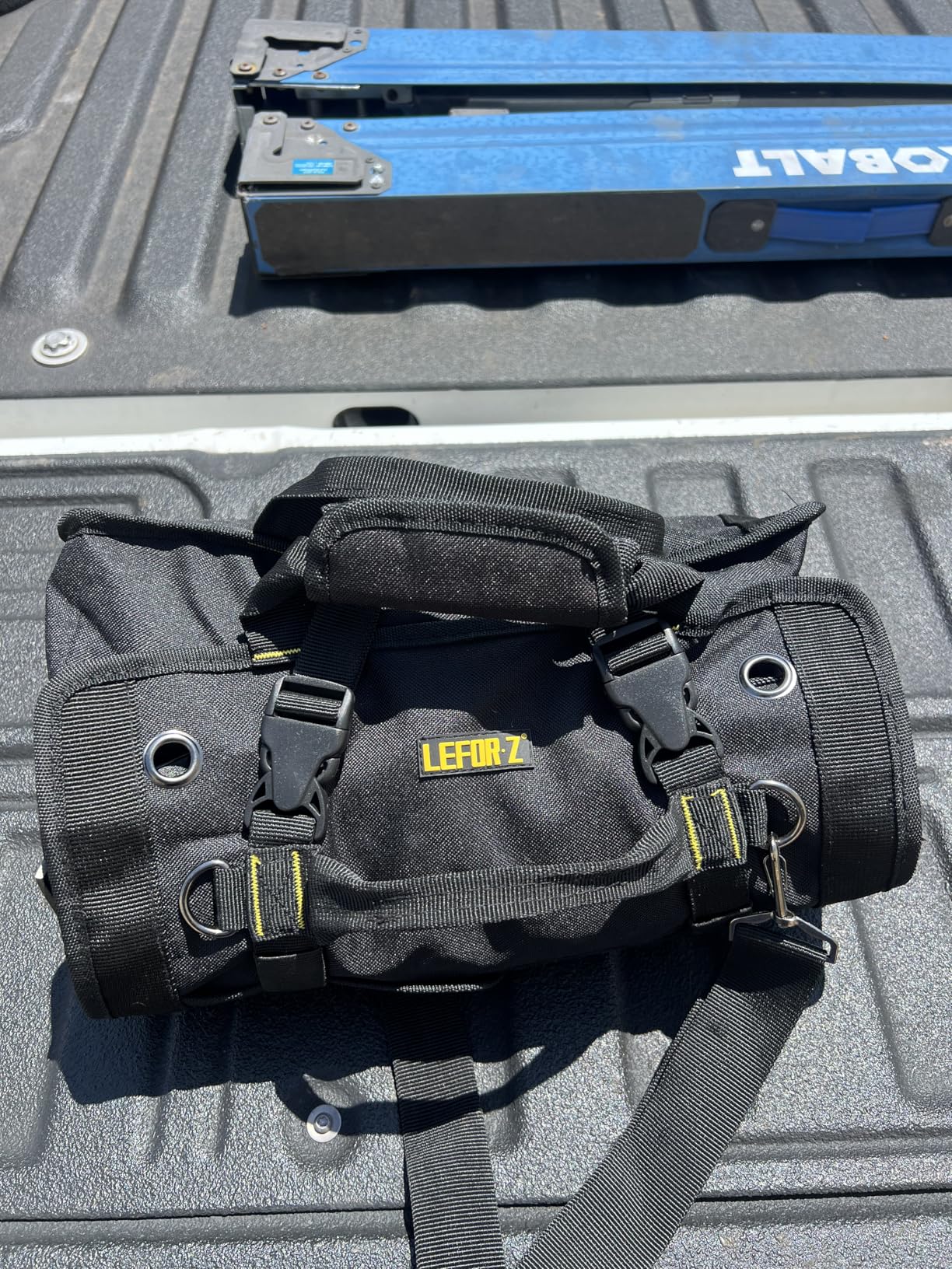 Tool Bag, Large Roll Up Tool Bag Organizer, 13 Pockets Tool Roll Storage Pouch, Heavy Duty Portable Tool Storage Carrier Bag customer photo 1