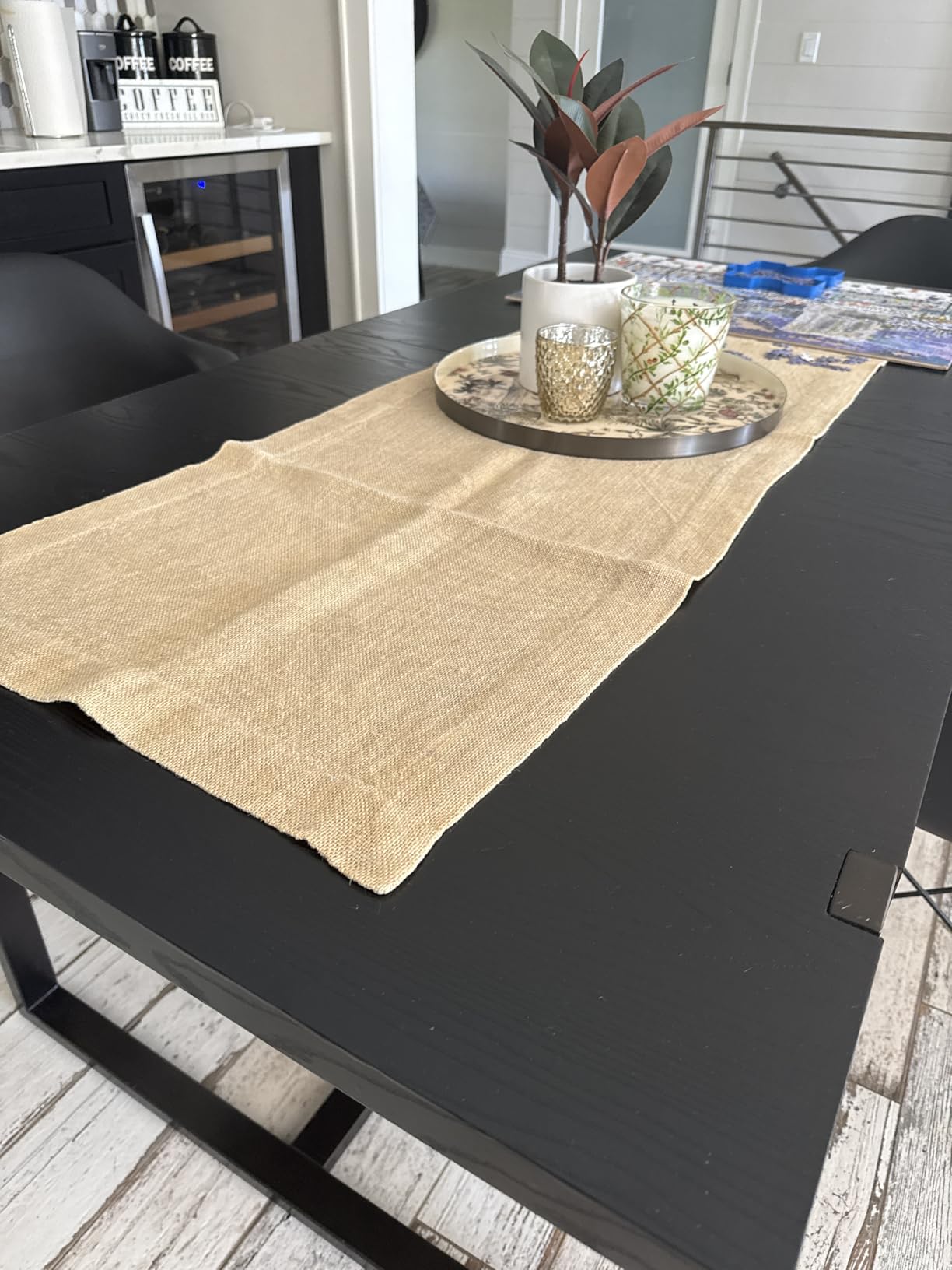 Livelynine 36 X 197 Inch Large Black Wood Contact Paper for Countertops Waterproof Kitchen Counter Top Cover Wood Grain Wallpaper Peel and Stick Vinyl Self Adhesive Countertop Covering Laminate Wrap customer photo 2