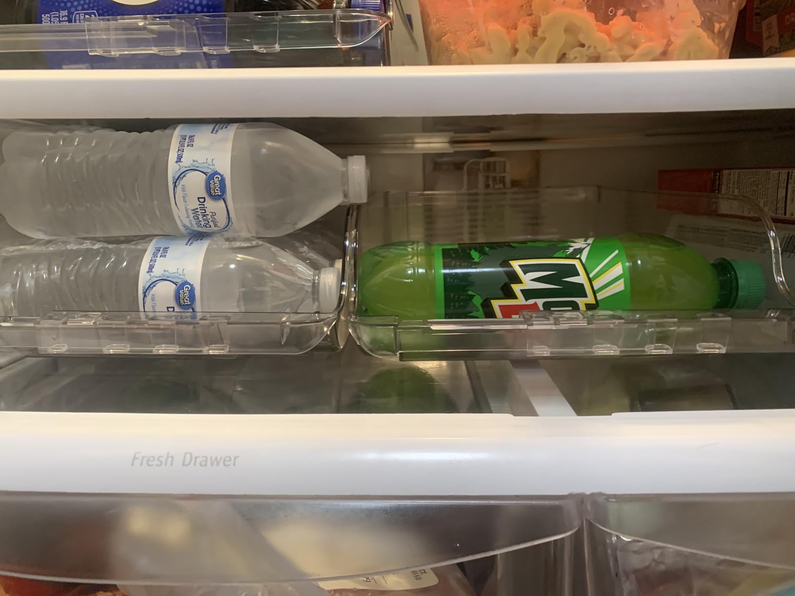 2 Packs Refrigerator Organizers and Storage Width Adjustable Can Organizer for Refrigerator - Expandable Soda Can Dispenser customer photo 1