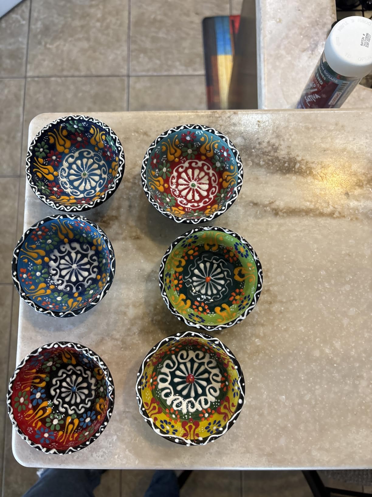 Ceramic Small Dipping Bowls Set of 6, 3.5 Oz Soy Sauce Dish, Handmade Charcuterie, Colorful Pinch, Dishwasher & Microwave Safe customer photo 1
