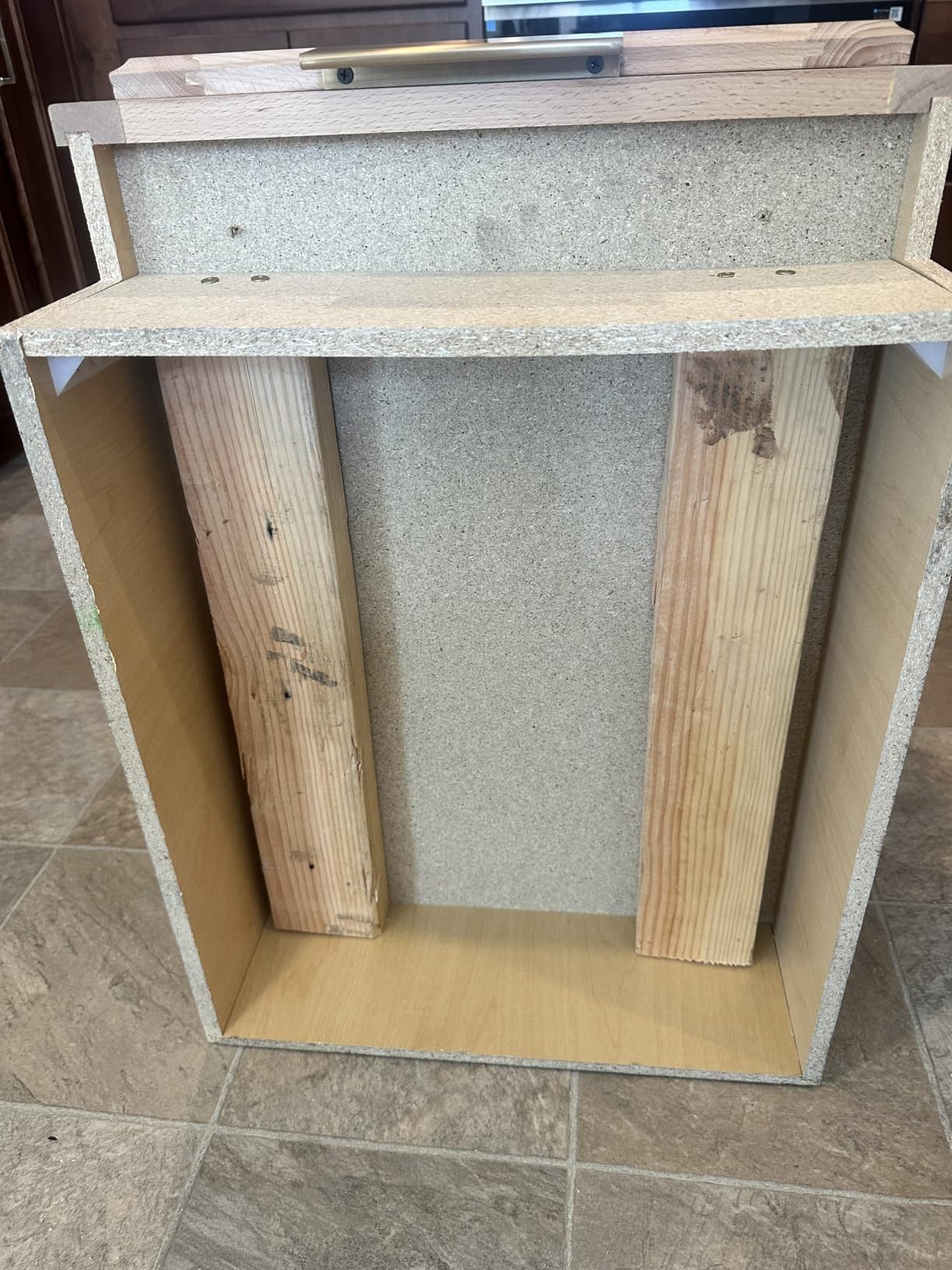 Insputer Dual Pull Out Trash Can Under Cabinet with Soft-Close Slides, Heavy Duty Under Sink Trash Can Kit, Kitchen Sink, Laundry, Garbage Can Not Included, Requires 17