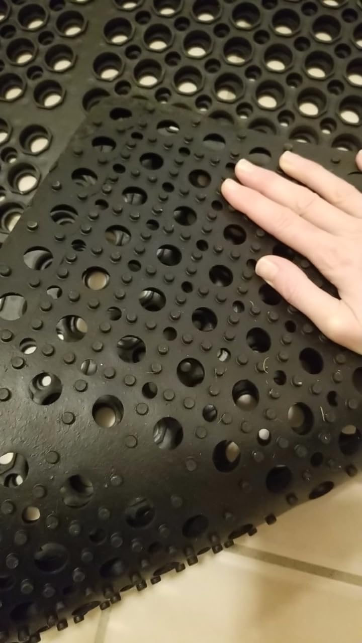 UNIMAT Commercial Restaurant Anti-Fatigue Mat - Wet & Dry Lite with Non-Slip Backing, Ideal for Industrial Use - 39 x 58.5 x 0.5