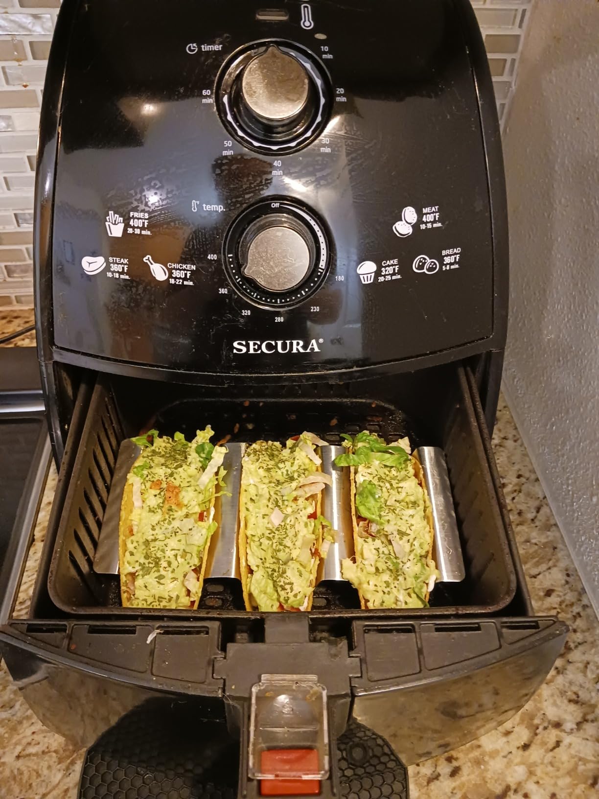Stainless Taco Holders Set of 4 Stand Holders for 3 Tacos, Easy to Clean, Dishwasher Safe, Street Taco Ready customer photo 1