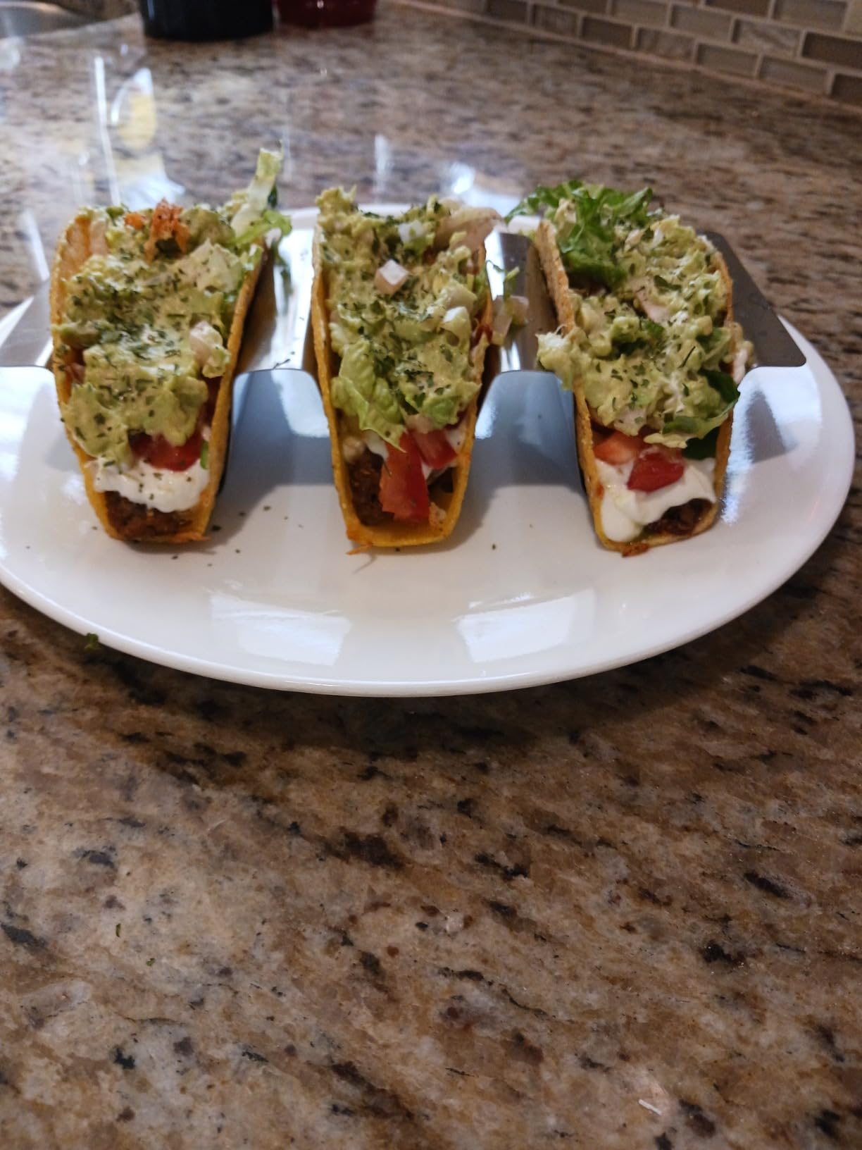 Stainless Taco Holders Set of 4 Stand Holders for 3 Tacos, Easy to Clean, Dishwasher Safe, Street Taco Ready customer photo 2