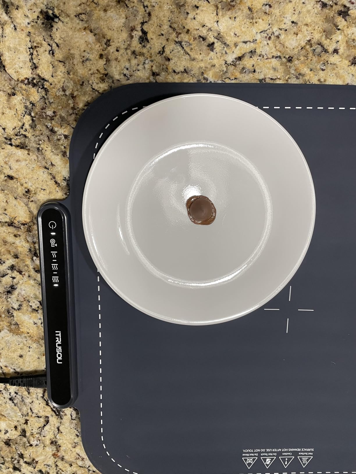 Electric Warming Tray - Full Surface Heating,Rollable & Portable,Premium Silicone Nano-Material,3 Temperature Settings,Auto Shut-Off -Versatile Food Warmer for Pizza, Meals, and More customer photo 2