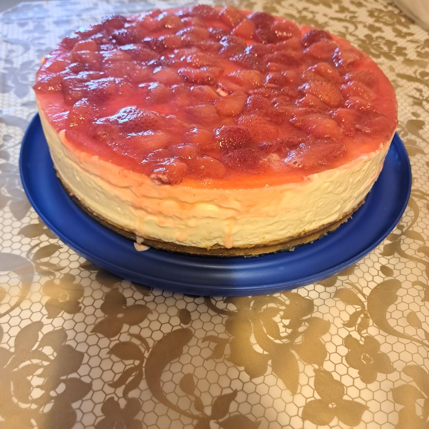 Springform Pan 9 Inch NONSTICK - Cheesecake Pan with Silicone Sleeve - NO LEAKS in Water Bath customer photo 1