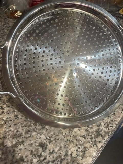 All-Clad Accessory, Stainless Steel Strain & Splatter Guard, 10.5-Inch customer photo 1