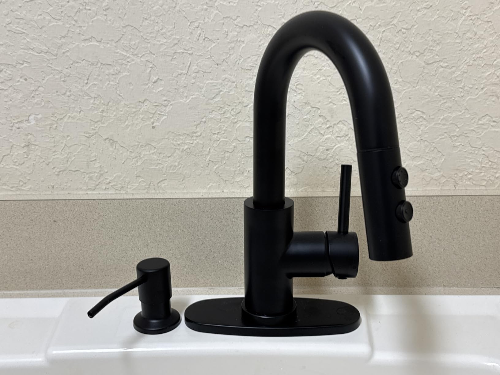 Soap Dispenser for Kitchen Sink, Built in Sink Soap Dispenser (Brushed Nickel), Countertop Dish Soap Dispenser Stainless Steel Pump with 47