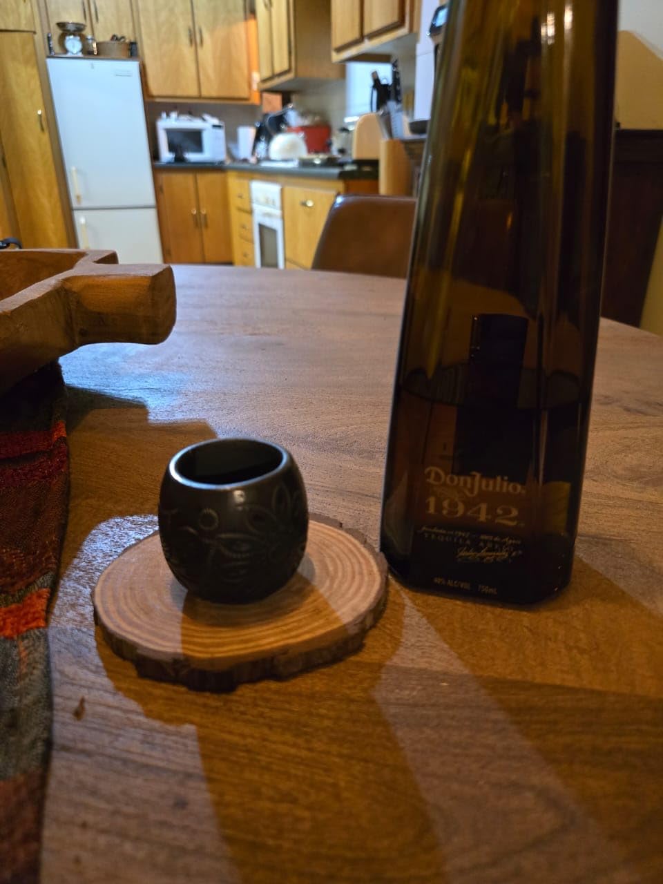 Tequila Shot Glasses - Set of 4 Oaxaca Black Clay Mexican Shot Glasses - 2 Oz (Mezcal Cup) customer photo 1