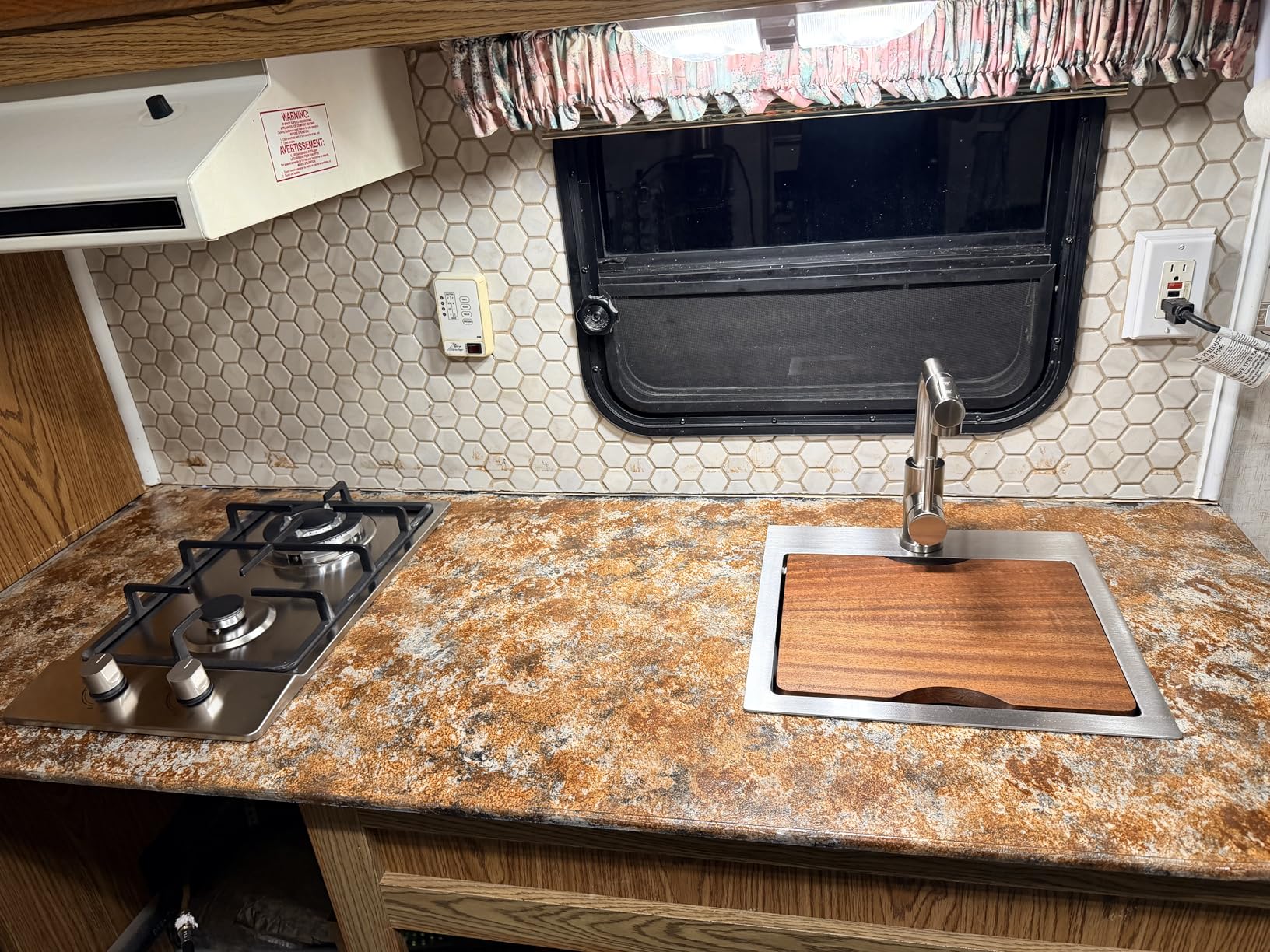 IKEBANA 33 x 22 Inch Double Bowl Kitchen Sink Drop in, Brushed Nickel 16 Gauge Stainless Steel Topmount 50/50 Double Basin Workstation Kitchen Sink with Accessories customer photo 2