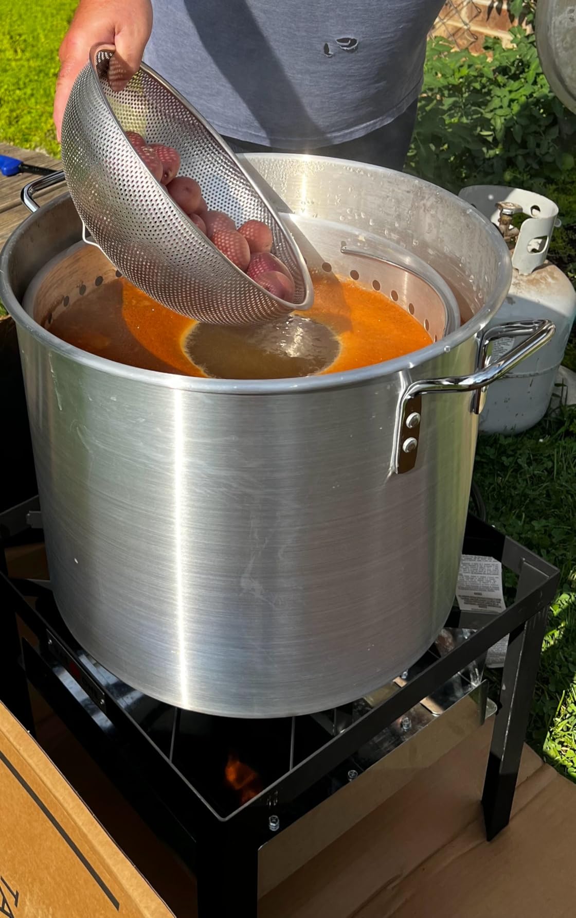 Gas One Seafood Boil Kit with Propane Burner, Propane Regulator, 80Qt Pot with Basket - Heavy Duty Construction Seafood Boil Pot for Outdoor Cooking - Easy to Clean and Durable Crab Boil Pot customer photo 1
