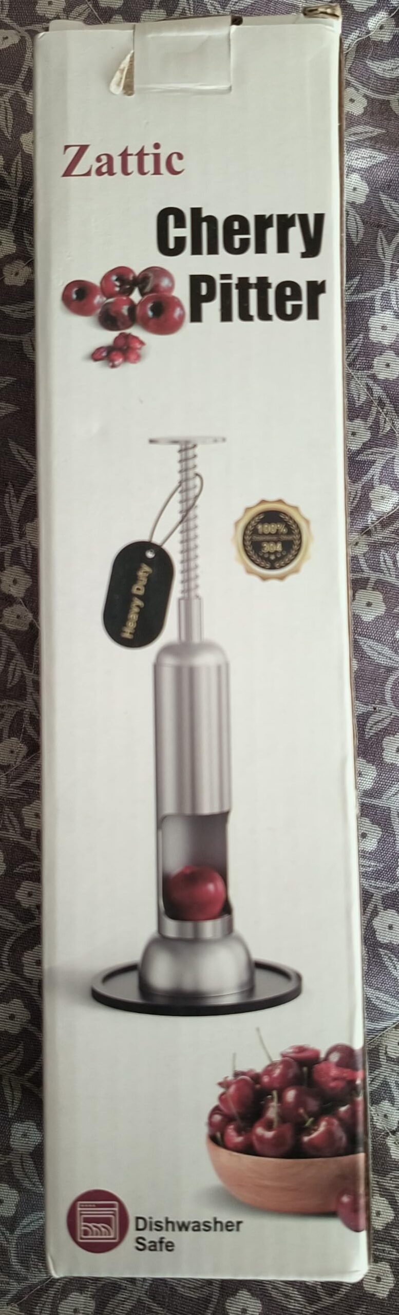 Cherry Pitter, 304 Stainless Steel Cherry Pit Remover and Corer for Large & Small Cherries, Heavy Duty, Dishwasher-Safe, Time-Saving customer photo 2