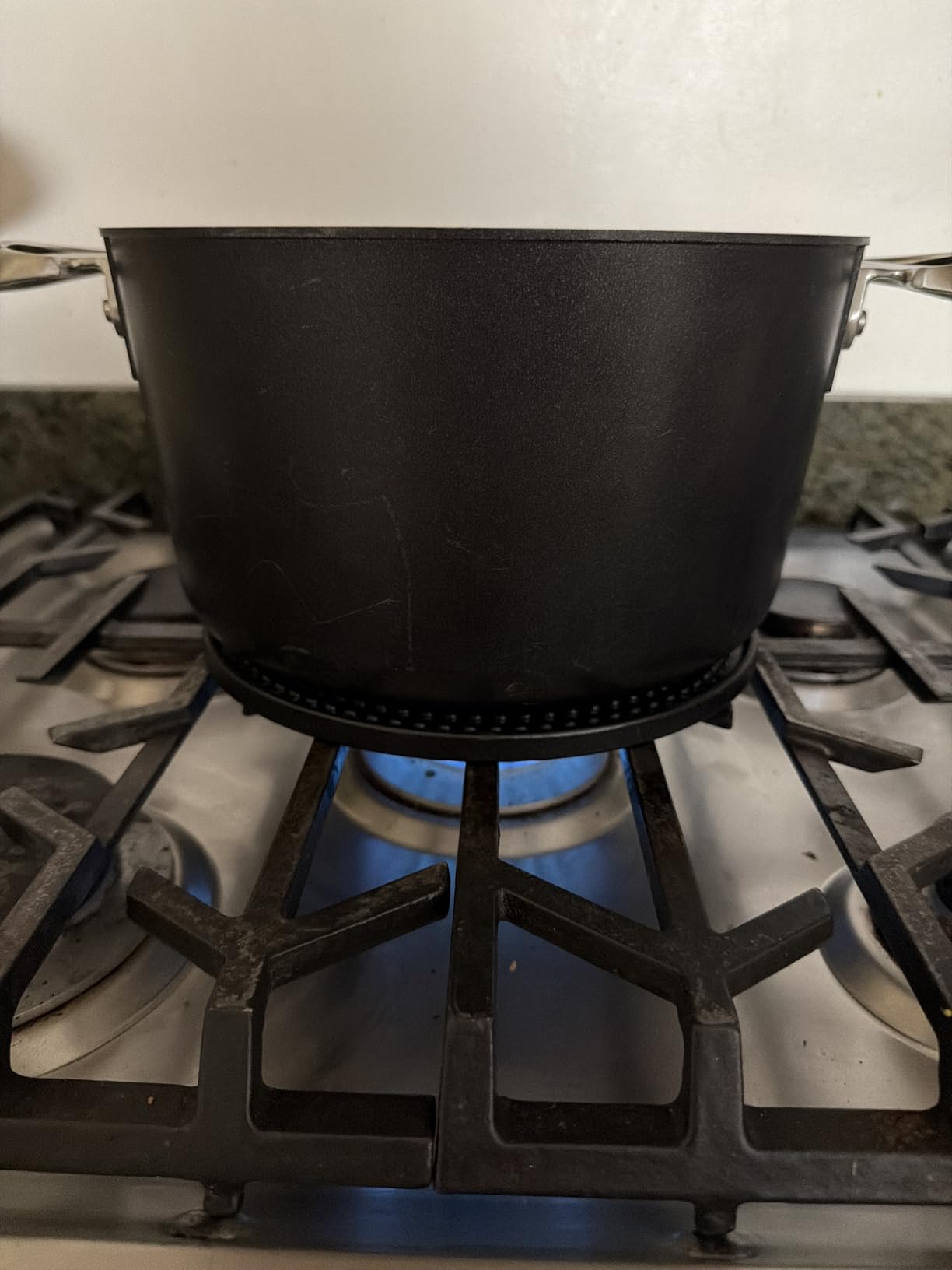 Heat Equalizer-9.25 inch Cast Iron Heat Diffuser Plate for Gas & Electric Stoves | Even Heat Distribution & Simmer Plate-even cooking-Durable Heat Tamer for Burners & Cooktops customer photo 1