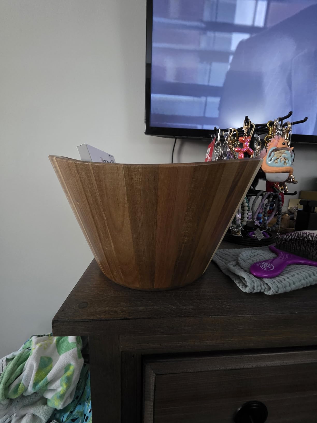 Extra Large Wooden Salad Bowl - Acacia 12