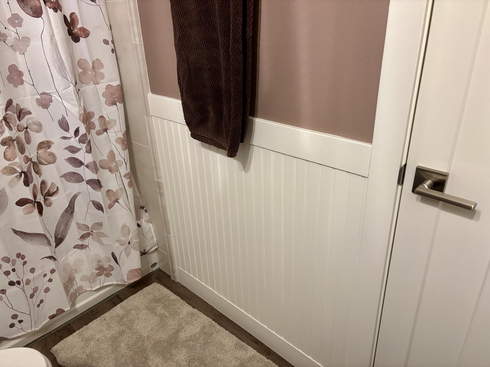 Interwood Real Wood Beadboard Wainscoting Panels - Primed Tongue and Groove Pine Solid Wood Wall Panels, 32