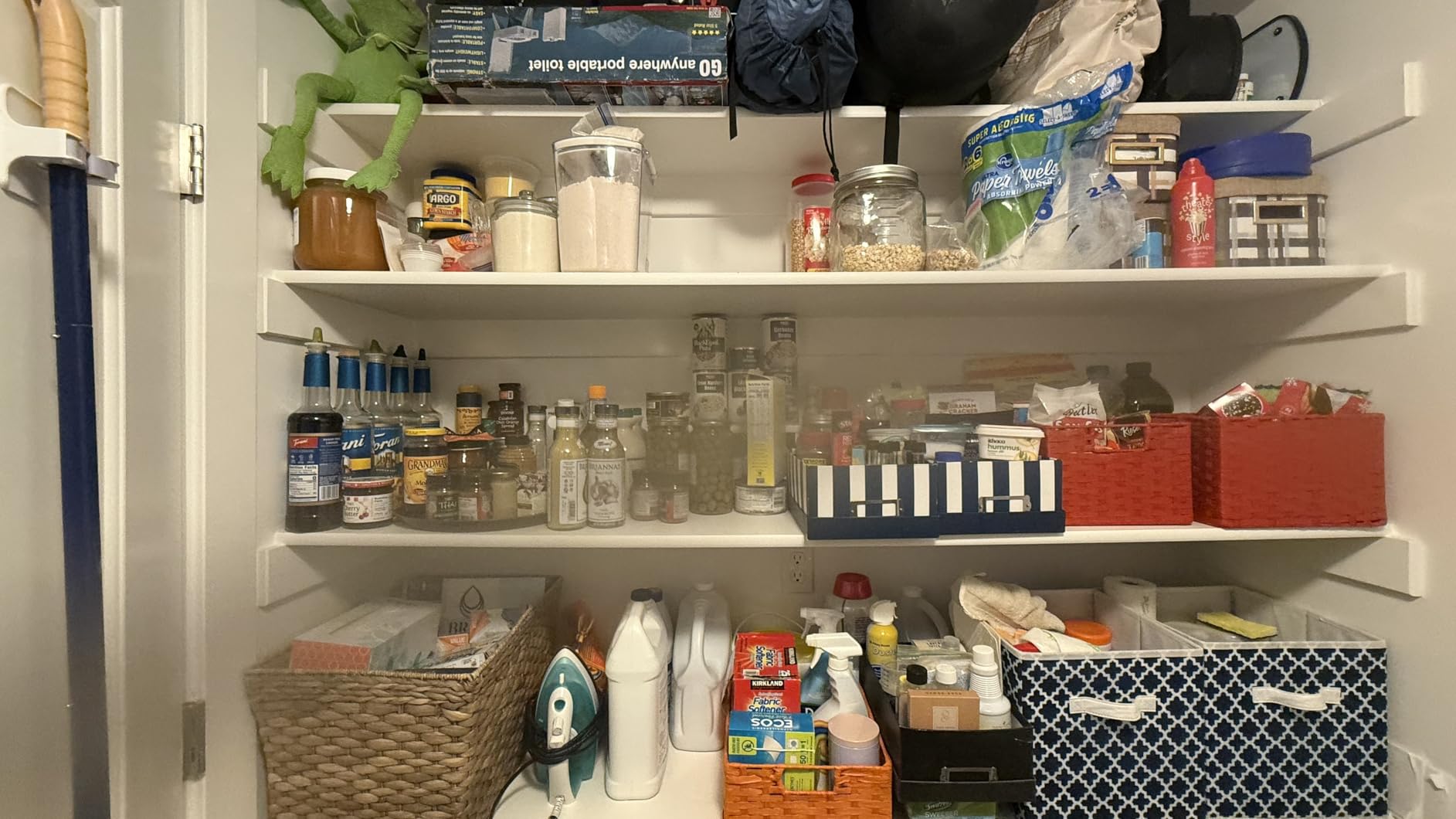 3 Tier Foldable Spice Rack for Countertop Iron Kitchen Seasoning Organizer for Cabinet, Black customer photo 2