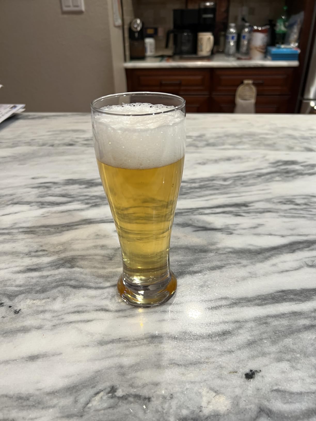 Beer Glasses Set of 4, 14 oz Pilsner Beer Pint Glasses, Classics Craft Wheat Beer Glasses Drinking Set, Beer Mug Glassware Gift for Men customer photo 1