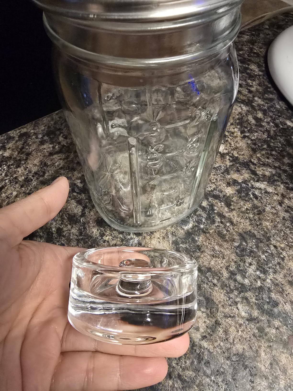 32 oz Mason Jar Fermentation Kit, 2 Pack Fermentation Jars, Fermentation Lids, Fermenting Weights and Airlocks, Complete Fermenting Kit for Making and Storing Sauerkraut (Pack of 2) customer photo 1