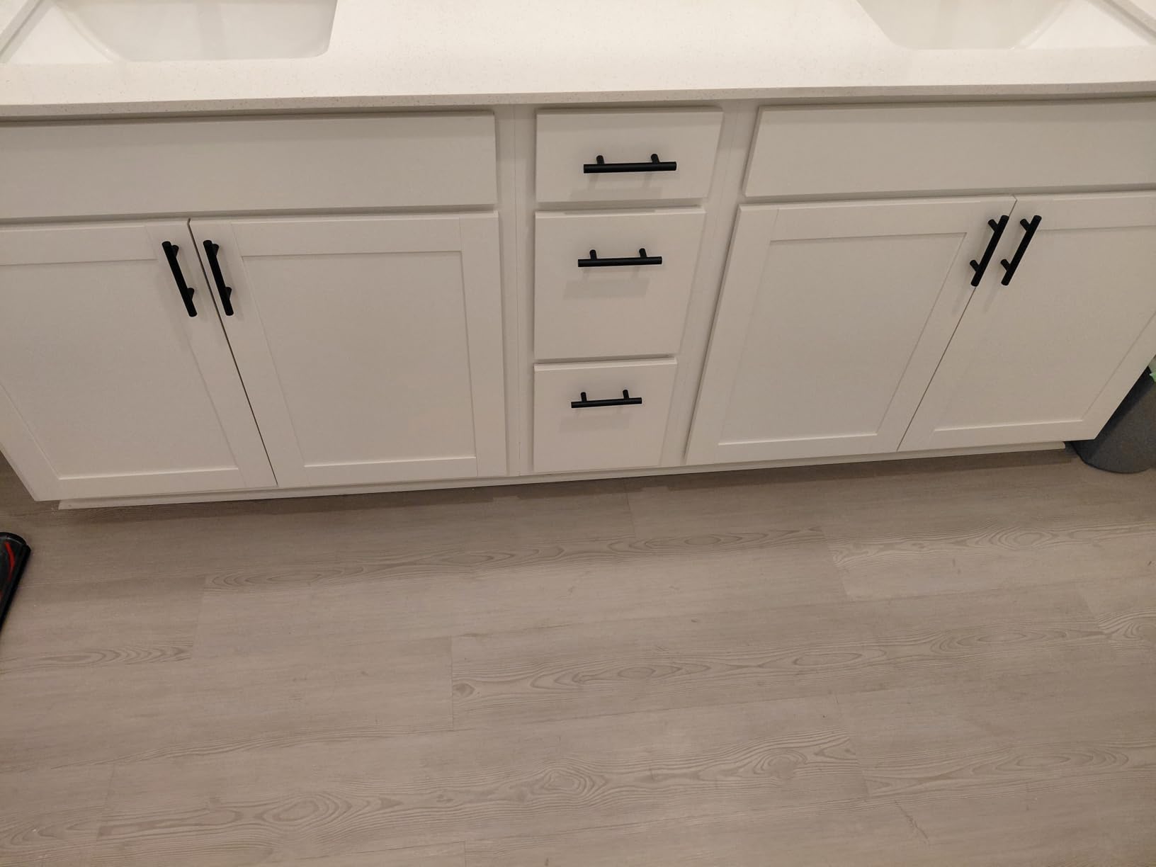 Ravinte 30 Pack 5 Inch Cabinet Pulls Champagne Bronze Stainless Steel Kitchen Drawer Pulls Cabinet Handles 5 InchLength, 3 Inch Hole Center customer photo 1