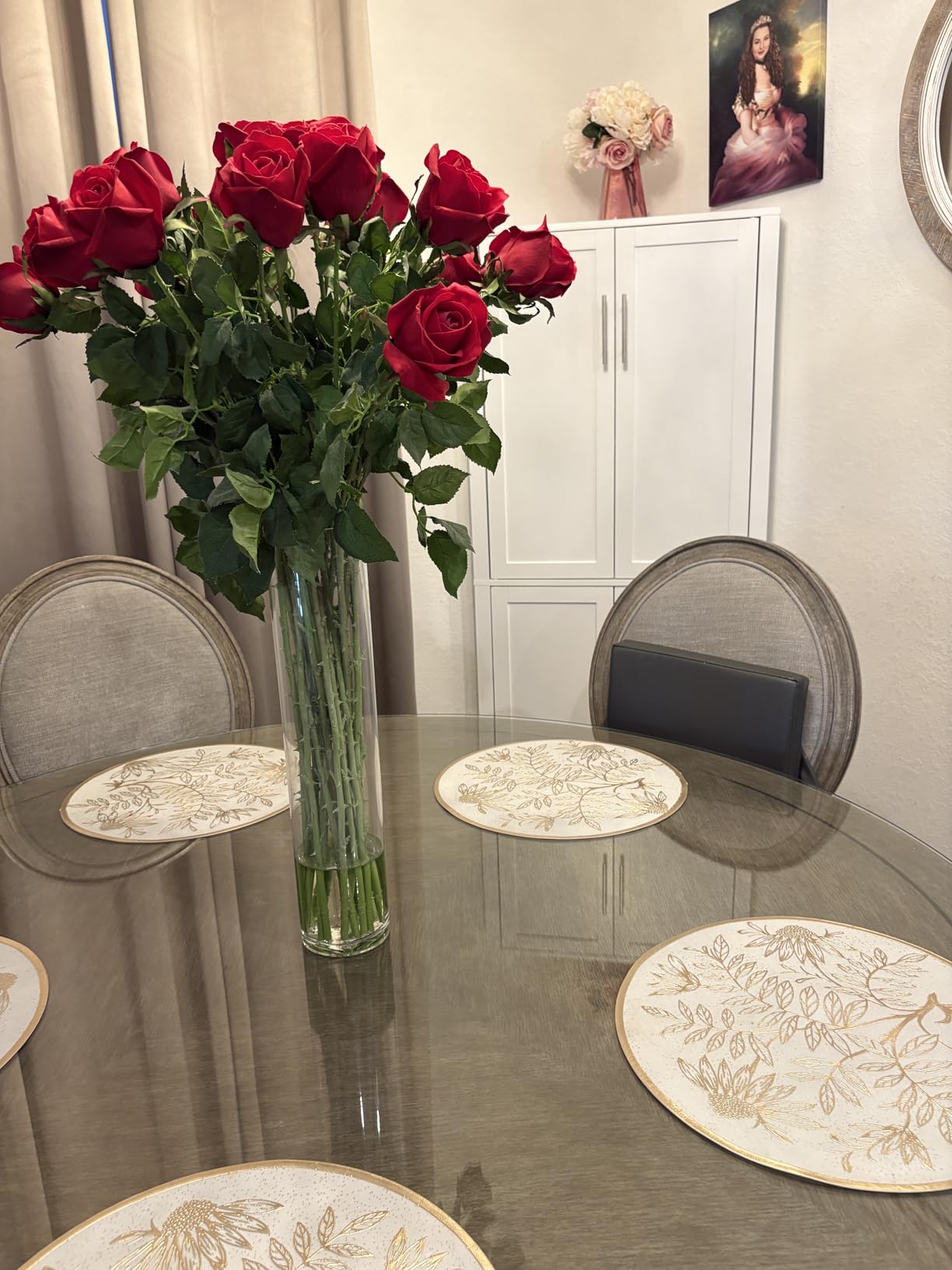 Crosley Furniture Savannah Traditional Corner Pantry Storage Cabinet with Shelves, Kitchen, Dining, Laundry, White customer photo 2