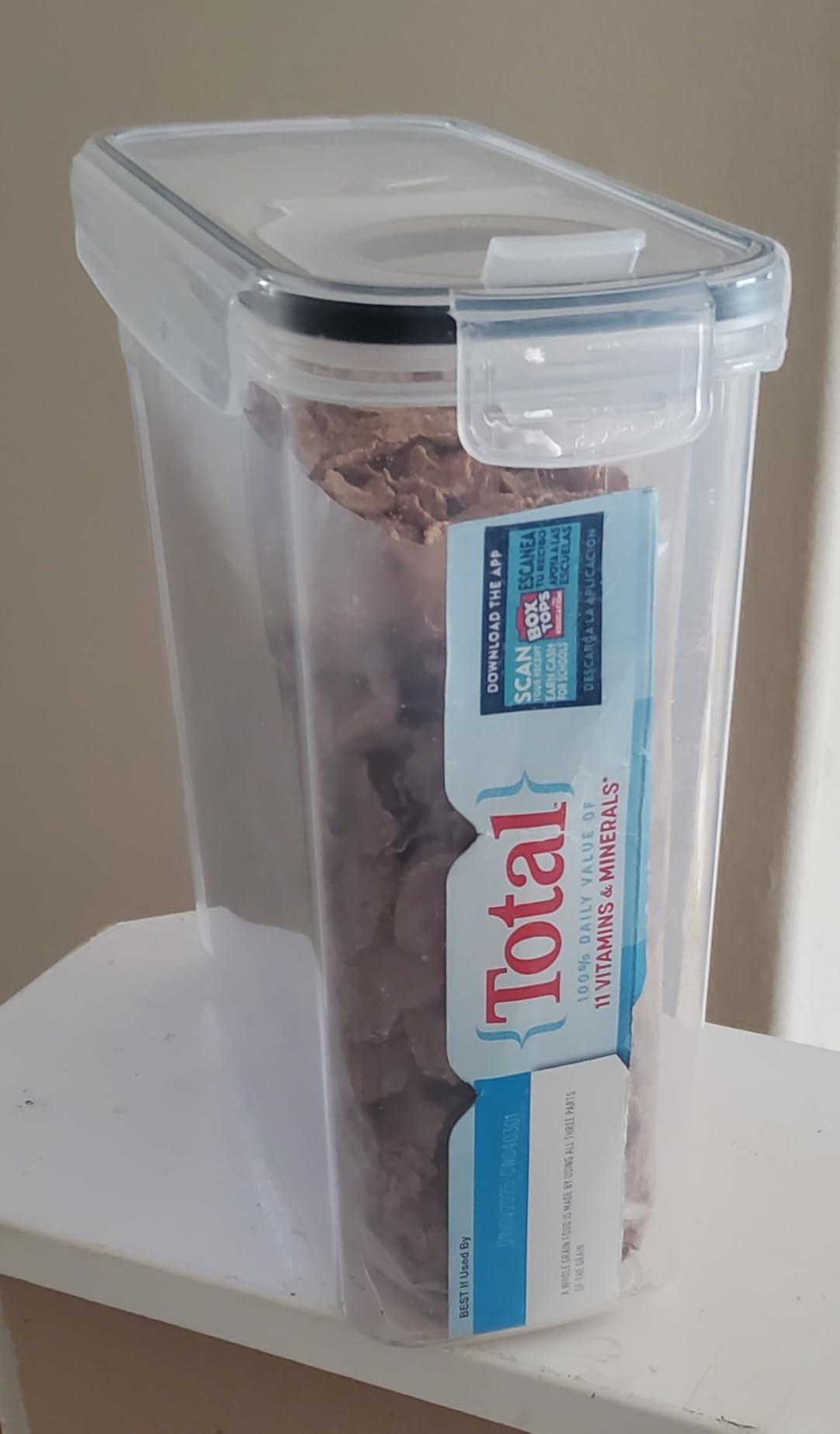 DWËLLZA KITCHEN EXTRA LARGE Cereal Containers Storage (6.3L / 213OZ) Set of 2 customer photo 2