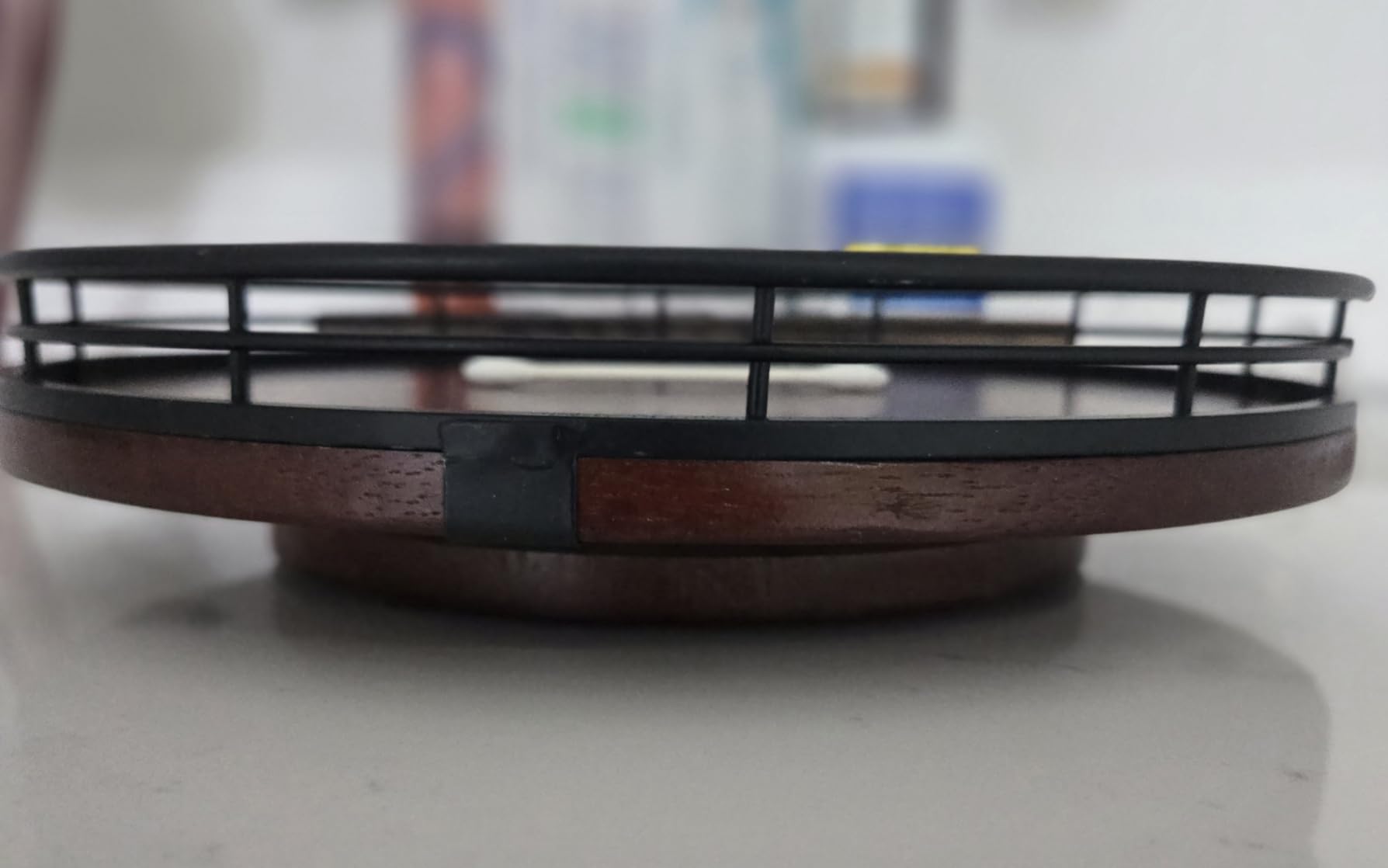 White Marble Lazy Susan Turntable for Table Top - 10