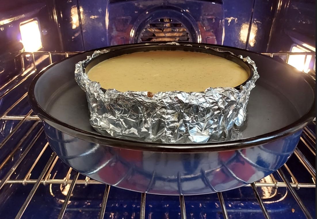 Round Baking Pan Enamel Roasting Dish 4-Pack 9/10/12/14 Inches Non Stick High Temperature Resistance Cookware for Cake Pie Pizza & Meat, Oven Dishwasher Safe Mother Day Gift Bakeware Set customer photo 2