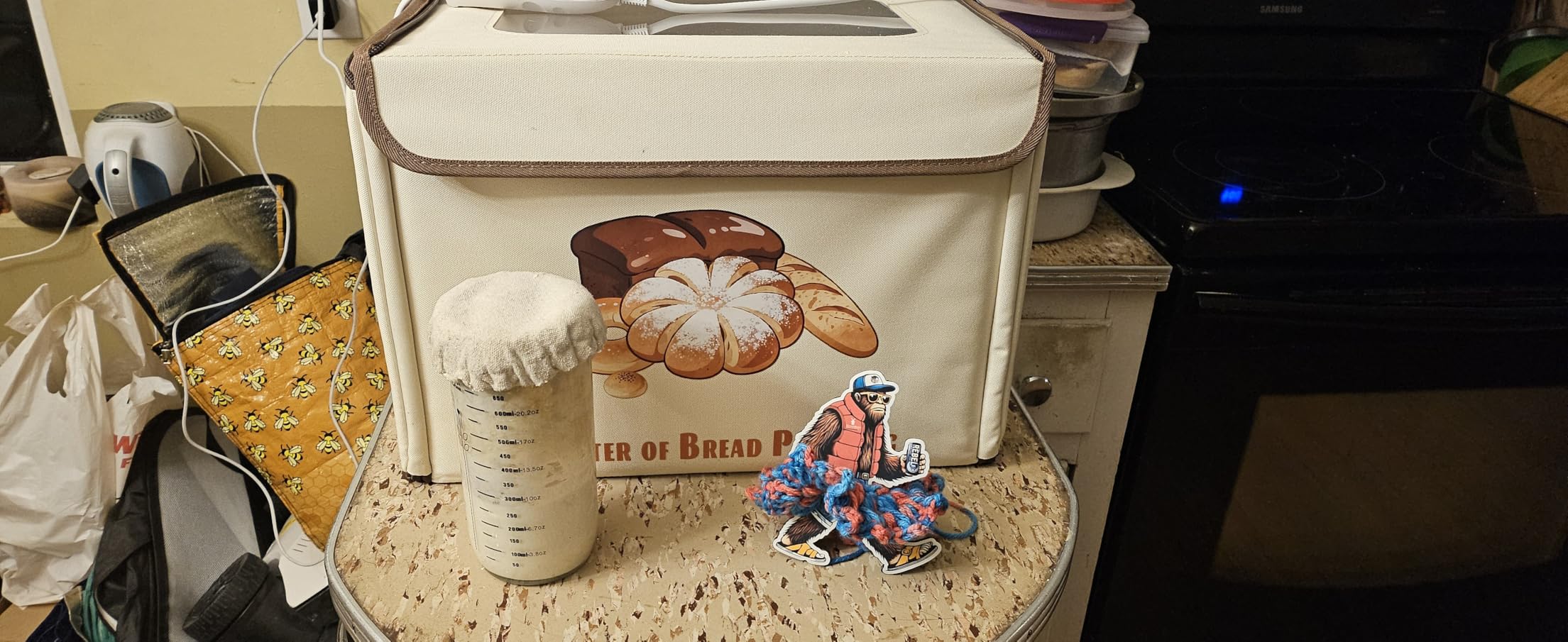 Bread Proofing Box with 3-Sided Heating, Electric Dough Proofer 68-131°F Temp Control & 99H Timer customer photo 2