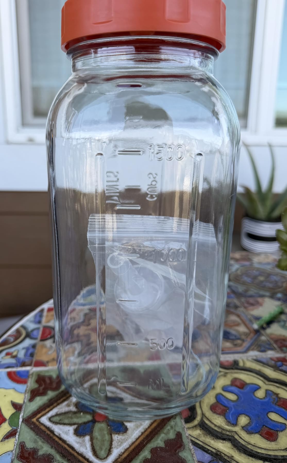 64oz/1.9L Fermentation Jar Kit, 2 Pack Fermentation Kit with Glass Jars, Fermenting Weights, Seal Lids Can Mark Date and Airlocks for Pickling Sauerkraut Easy Fermenting & Storage (Jar Included) customer photo 1