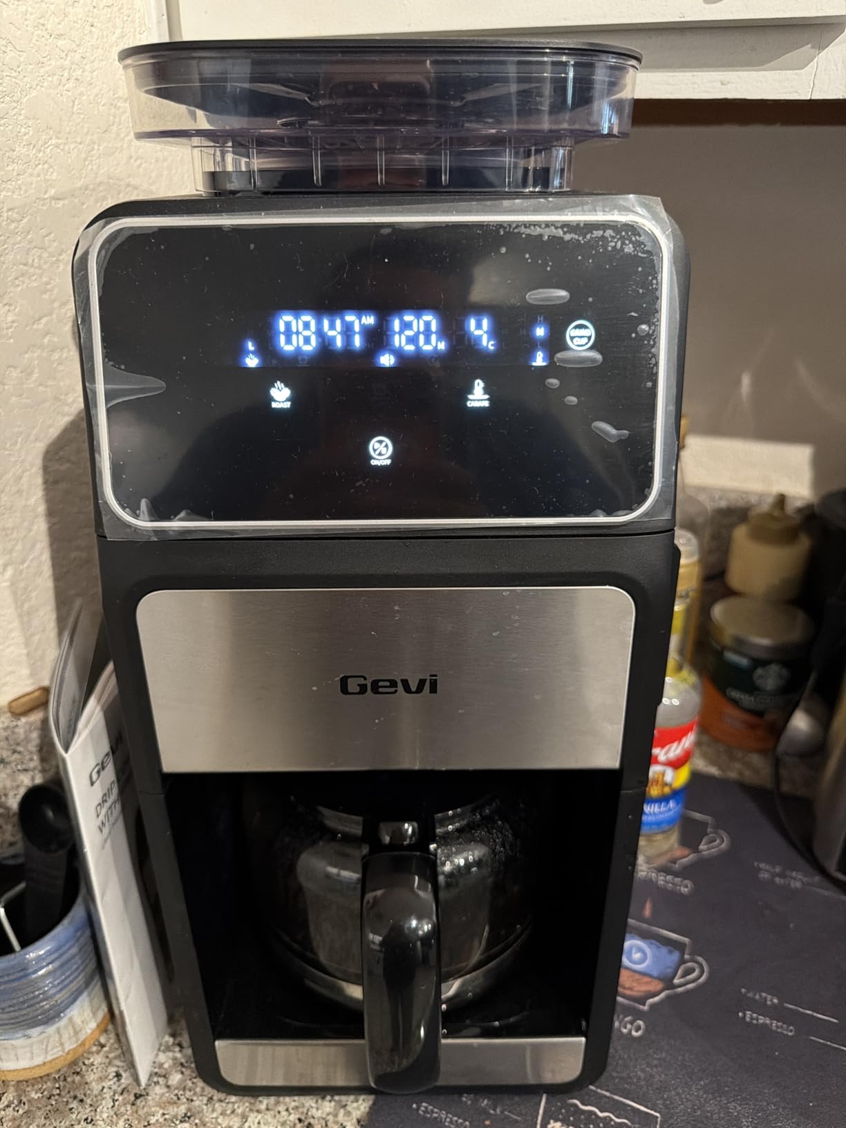 Gevi 10-Cup Drip Coffee Maker with Built-in Burr Grinder & Programmable Timer customer photo 1