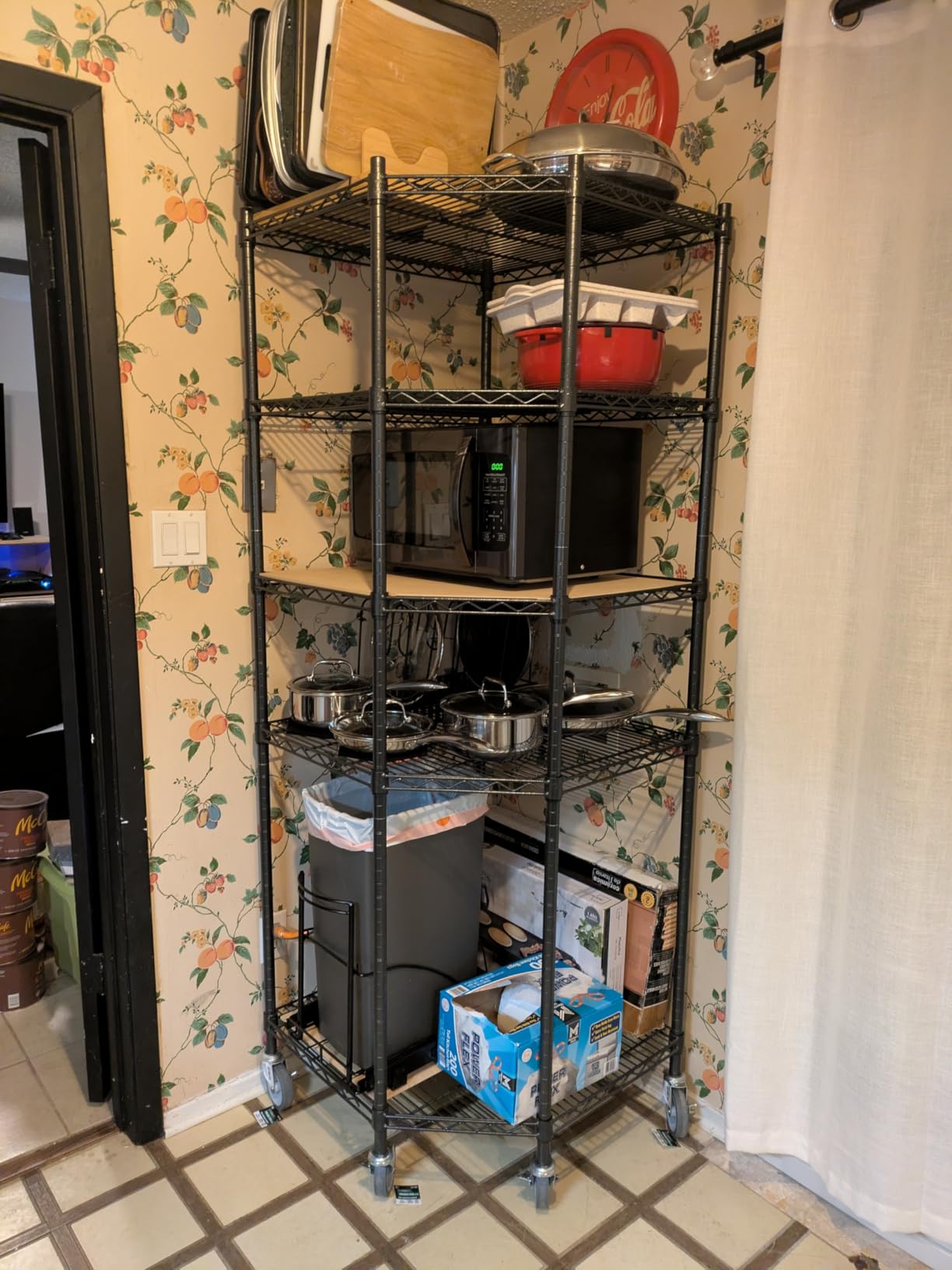 ANASTA Under Sink Trash Can Pull Out Trash Hidden for 30-50 Qt 7-13 Gallon Garbage Can Under 13