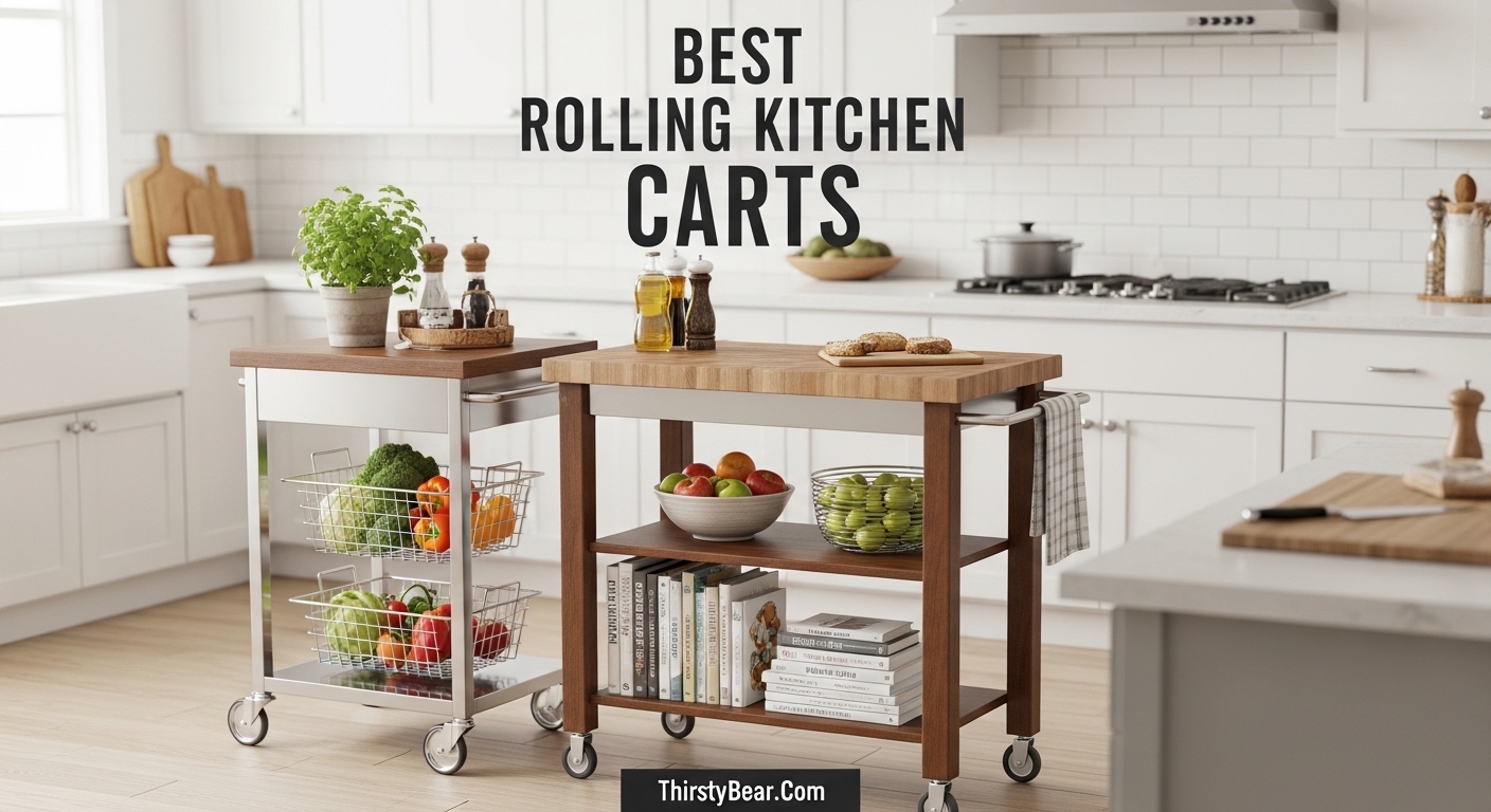 BEST ROLLING KITCHEN CARTS