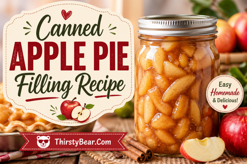 Canned Apple Pie Filling Recipe