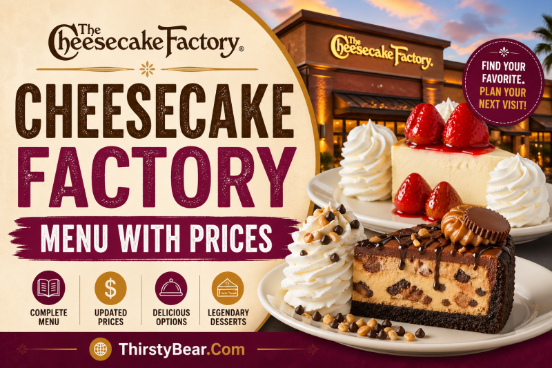 Cheesecake Factory Menu With Prices