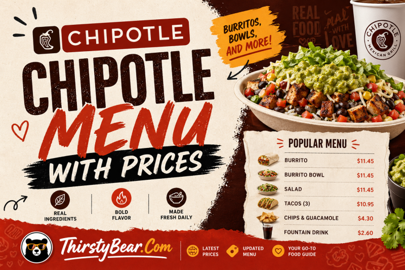Chipotle Menu With Prices