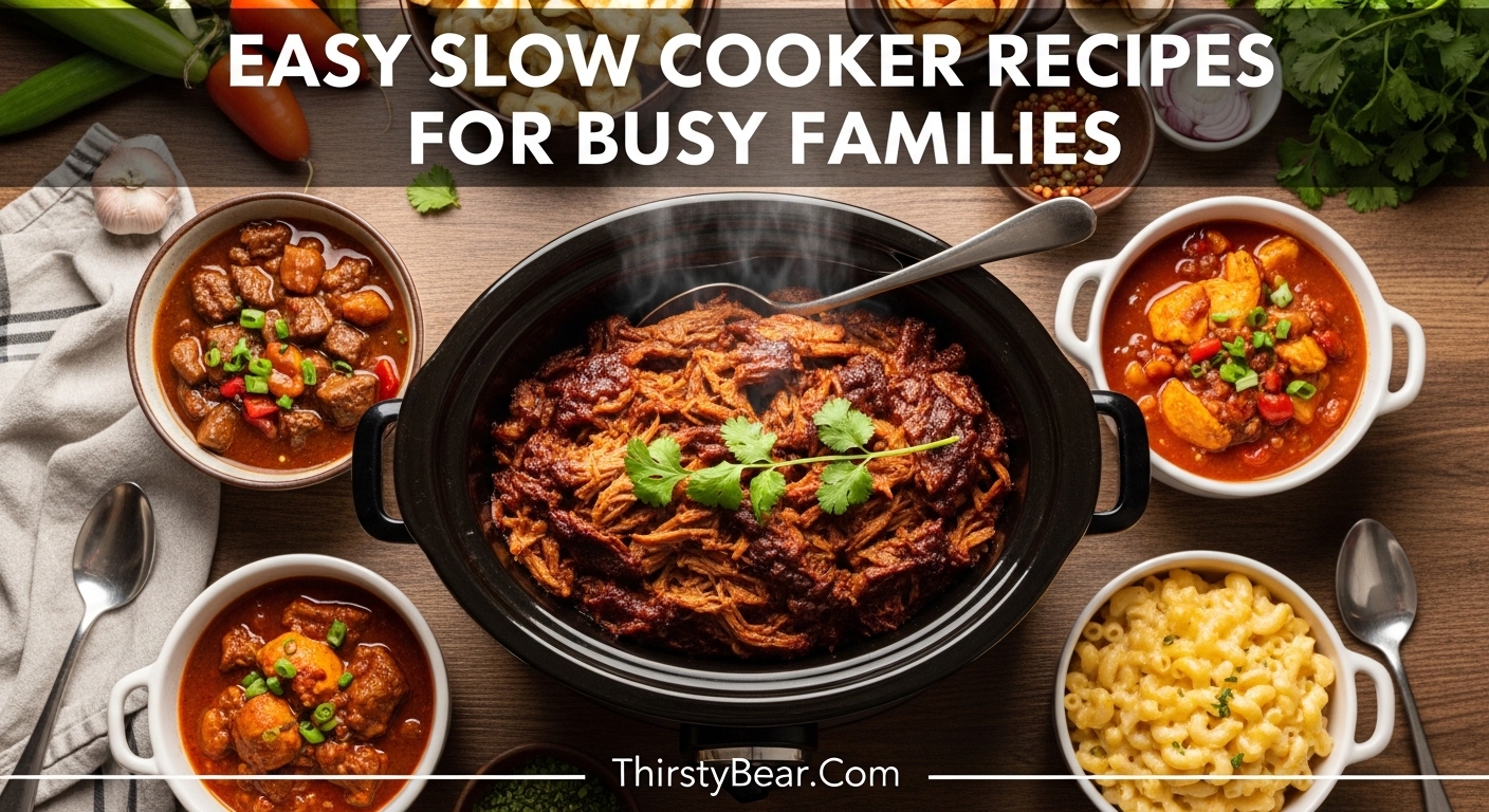 EASY SLOW COOKER RECIPES FOR BUSY FAMILIES