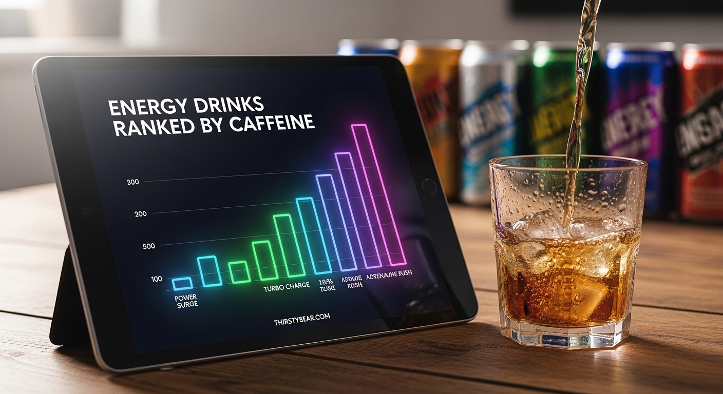 Energy Drinks Ranked by Caffeine