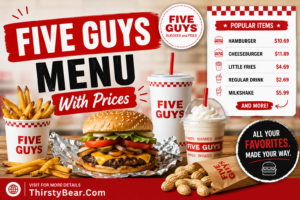 Five Guys Menu With Prices