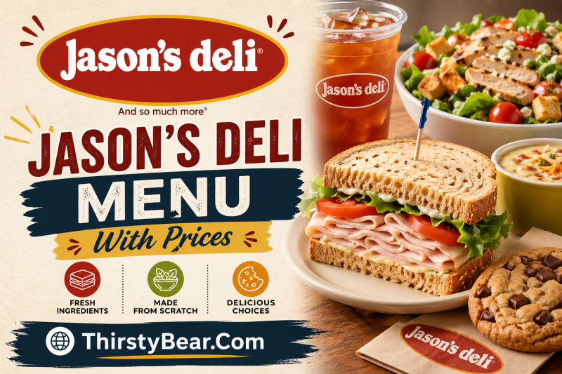 Jason's Deli Menu With Prices