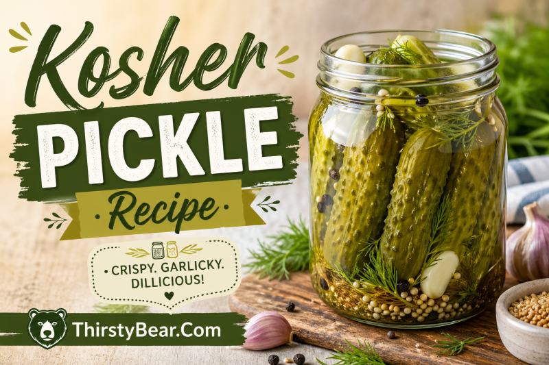 Kosher Pickle Recipe