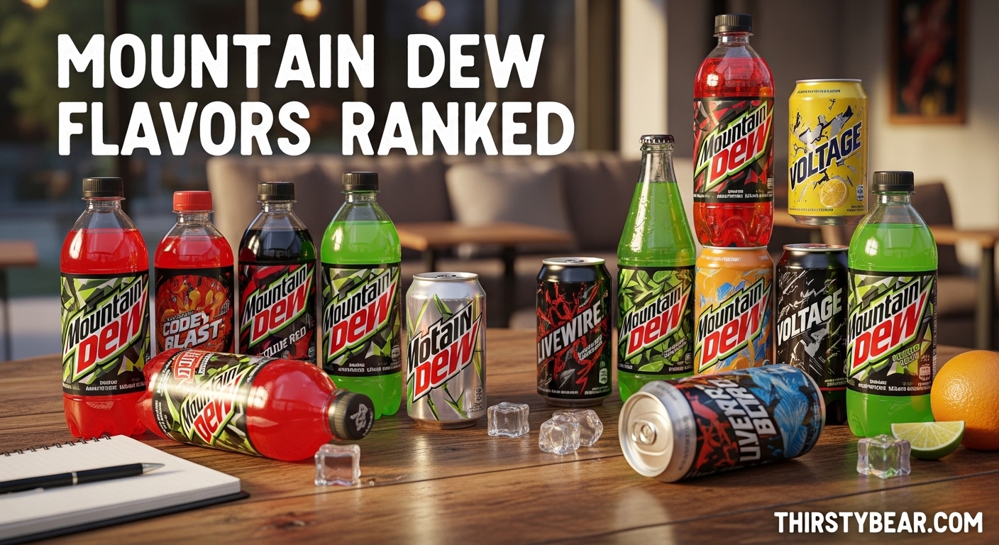 Mountain Dew Flavors Ranked