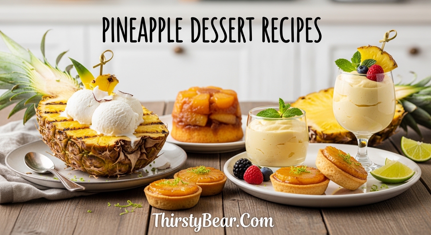 PINEAPPLE DESSERT RECIPES
