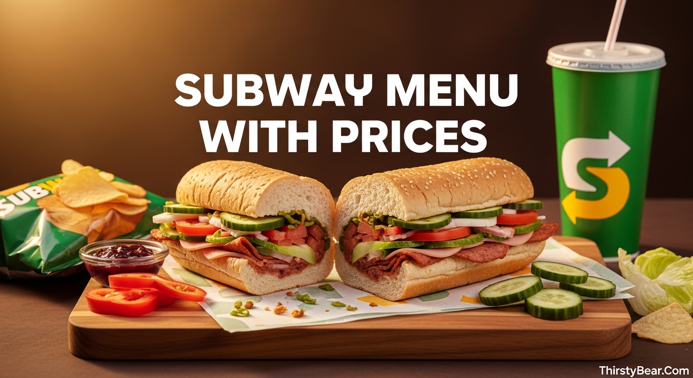 Subway Menu With Prices